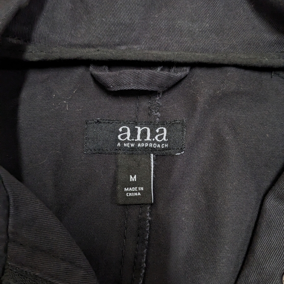 a.n.a Dark Navy Blue Utility Jacket With Pockets - Picture 12 of 16